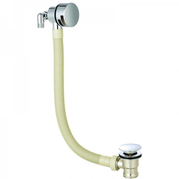 Synergy Luxury Bath Filler With Waste & Overflow - Chrome
